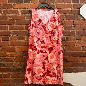 Columbia PFG Tropical‎ Floral Printed Dress Size XL Womens